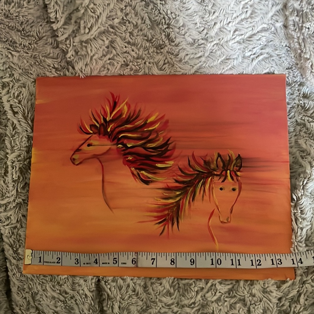 Original acrylic One of a kind hand painted. - Picture 2 of 6